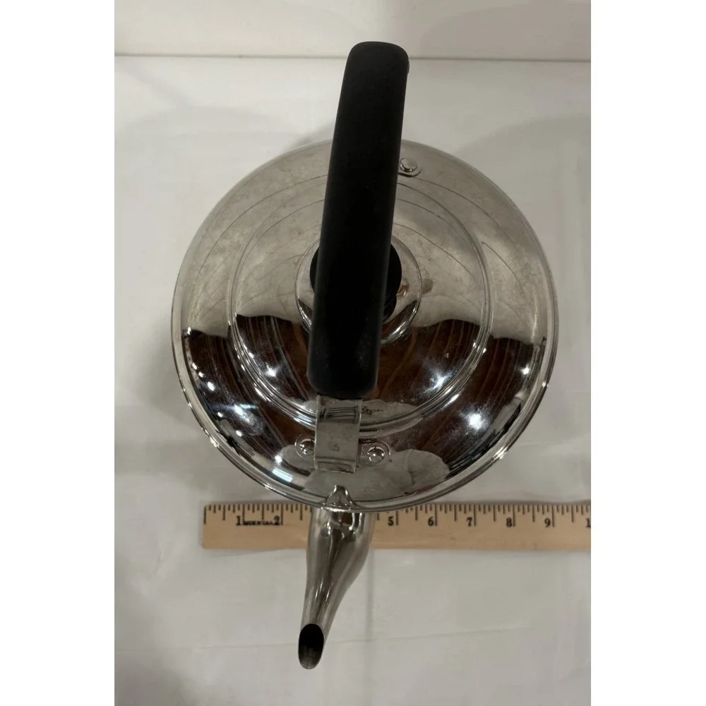 MARTHA STEWART For Macy's 4.2 QT. Heavy Gauge Stainless Steel Tea Kettle